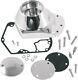 S&S Cycle Polished Billet Cam Cover Kit for 1993-1999 Harley Evo Big 31-0336