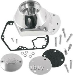 S&S Cycle Polished Billet Cam Cover Kit for 1993-1999 Harley Evo Big 31-0336