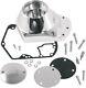 S&S Cycle Polished Billet Cam Cover Kit for 1993-1999 Harley Evo Big Twin