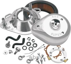 S & S Cycle Teardrop Air Cleaner Kit for 93-06 Harley Davidson Evo with CV Carb