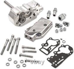 S&S Oil Pump Kit, Polished, Billet, Harley-Davidson EVO Big Twin 1984-1999
