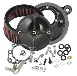 S&S STEALTH AIR CLEANER KIT FOR HARLEY 1993-99 EVO With E & G OR 52MM TB 170-0057