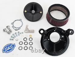 S&S Stealth Air Cleaner Kit Stage 1 Intake 93-99 Big Twin Harley Evo Super E G