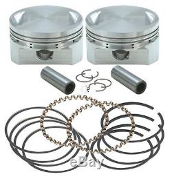 S&s 89 Forged 3-1/2 Bore 4-5/8 Stroke Piston Kit Harley 1984-99 Evo 106-5554