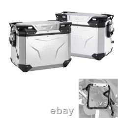 Set Suitcases GIVI Outback Evo Smart Anodized for Harley Pan America 1250
