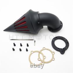 Spike Air Cleaner Filter Kits For Harley S&S Custom Cv Evo Xl Sportster Black