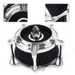 Spike Air Cleaner Intake Filter Kit For Harley Touring EVO 93-07 Dyna FXR 93-17