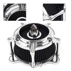Spike Air Cleaner Intake Filter Kit For Harley Touring EVO 93-07 Dyna FXR 93-17