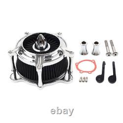 Spike Air Cleaner Intake Filter Kit For Harley Touring EVO 93-07 Dyna FXR 93-17