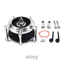 Spike Air Cleaner Intake Filter Kit For Harley Touring EVO 93-07 Dyna FXR 93-17