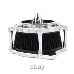 Spike Air Cleaner Intake Filter Kit For Harley Touring EVO 93-07 Dyna FXR 93-17