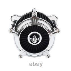 Spike Air Cleaner Intake Filter Kit For Harley Touring EVO 93-07 Dyna FXR 93-17