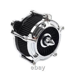 Spike Air Cleaner Intake Filter Kit For Harley Touring EVO 93-07 Dyna FXR 93-17
