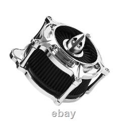 Spike Air Cleaner Intake Filter Kit For Harley Touring EVO 93-07 Dyna FXR 93-17