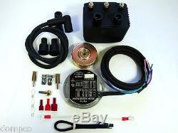 ULTIMA Single Fire Programmable Ignition Kit for'83 & up Harley EVO/Blockhead