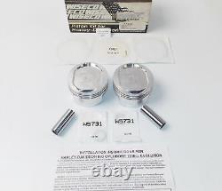 WISECO 1986-2011 HARLEY EVO SPORTSTER 883 to 1200 PISTON KIT 47072 K1655