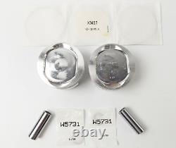 WISECO 1986-2011 HARLEY EVO SPORTSTER 883 to 1200 PISTON KIT 47072 K1655