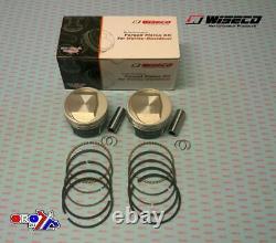 WISECO 3.4955 PISTON KIT P2, HARLEY DAVIDSON 1340 EVO 85-99 Domed 10.01 CR
