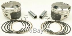 WISECO K1668 1361cc FORGED BIG BORE PISTON KIT HARLEY DAVIDSON EVO BIG TWIN