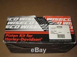 WISECO NOS HARLEY PISTON SET Evo 1340 BB Kit 1984-99 K1749