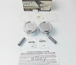 Wiseco 1986-2011 Harley Davidson Evo Sportster 883 Piston Kit 47072 K1655