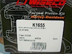 Wiseco Harley Piston Top End Kit 3.498 9.51 Evo XL Over 883 V-Twin 11-9885 X7