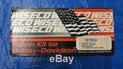 Wiseco Piston Kit K1669 Harley Evo Big Twin 1340 1984-1999 4604p4 3537x 101